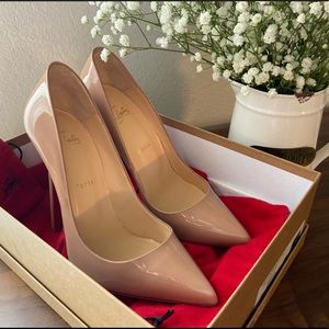 Christian Louboutin Pigalle Follies 120 Nude pumps